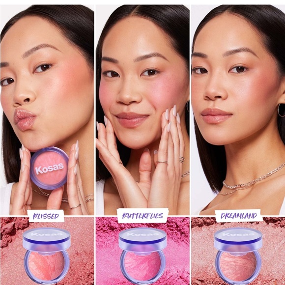 NEW - Kosas Blush in butterflies. Full Size. Cool Tone Pink - Picture 5 of 6